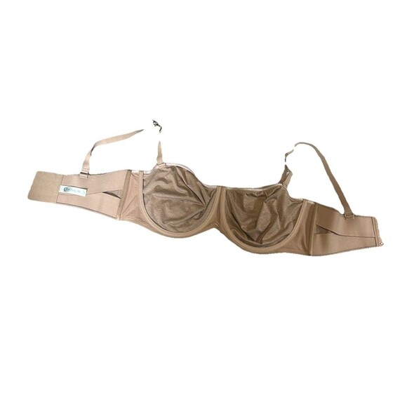 Aisilin Minimizer Underwire Bra Size 40 F/ DDD Oatmeal Heather Non-Padded Smooth - Picture 6 of 8